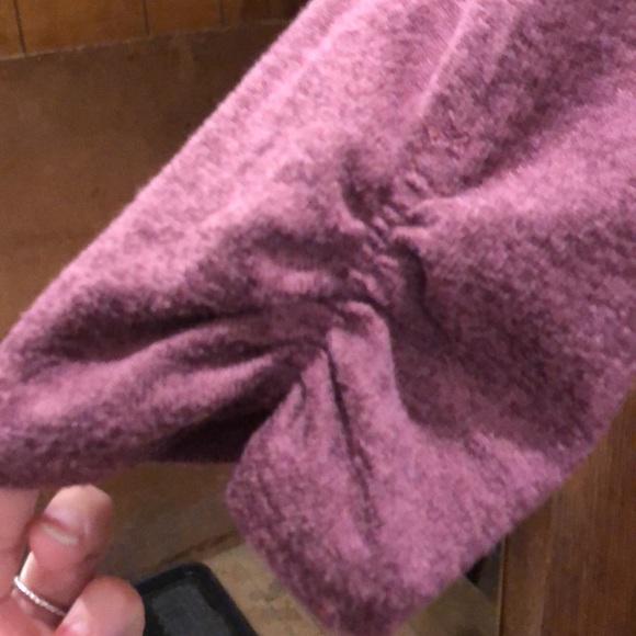 Mauve tunic sweater - Picture 4 of 5